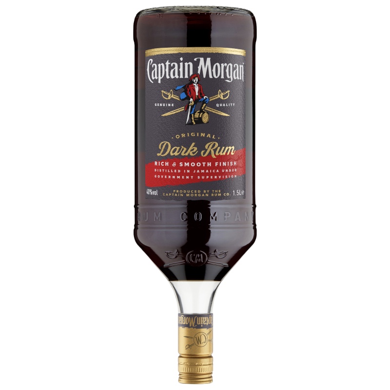 Captain Morgan Dark Rum 1.5Ltr