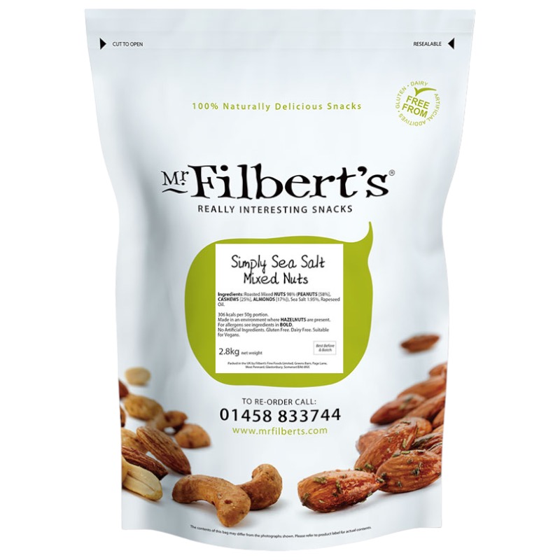 Mr Filberts Sea Salt Mixed Nuts