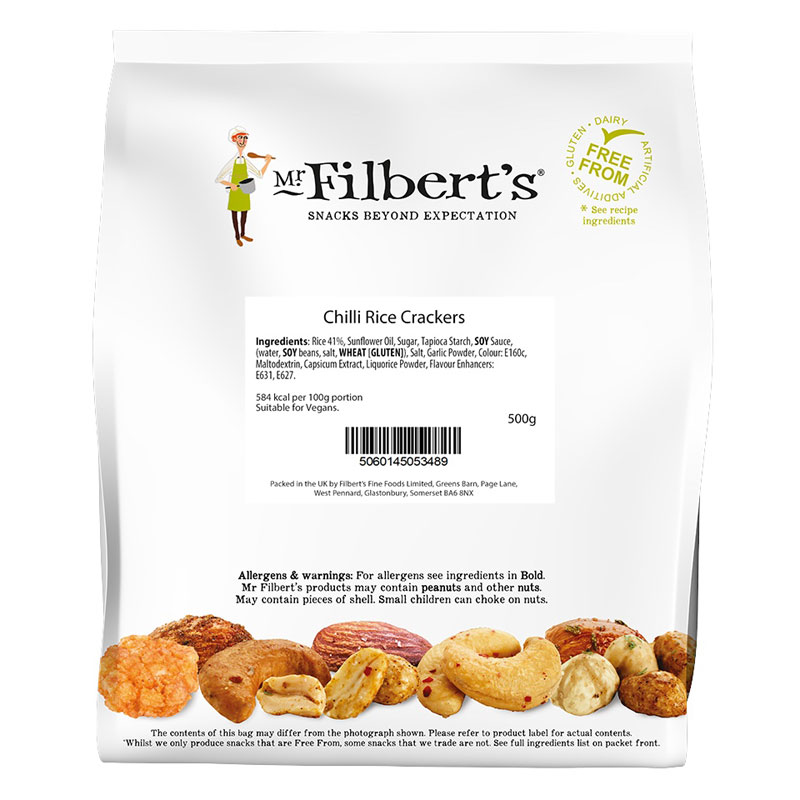 Mr Filberts Chilli Rice Crackers
