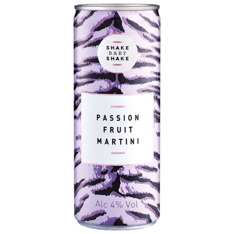 Shake Baby Passion Fruit Martini Cans