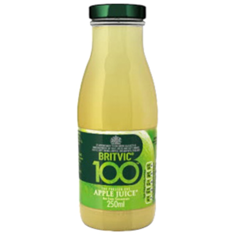 BRITVIC 100 APPLE JUICE 24 X 250ML