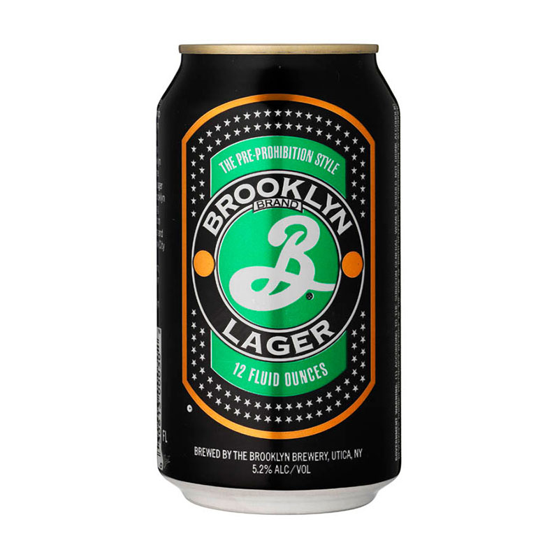 CANS BROOKLYN LAGER 12 X 355ML 5.2%