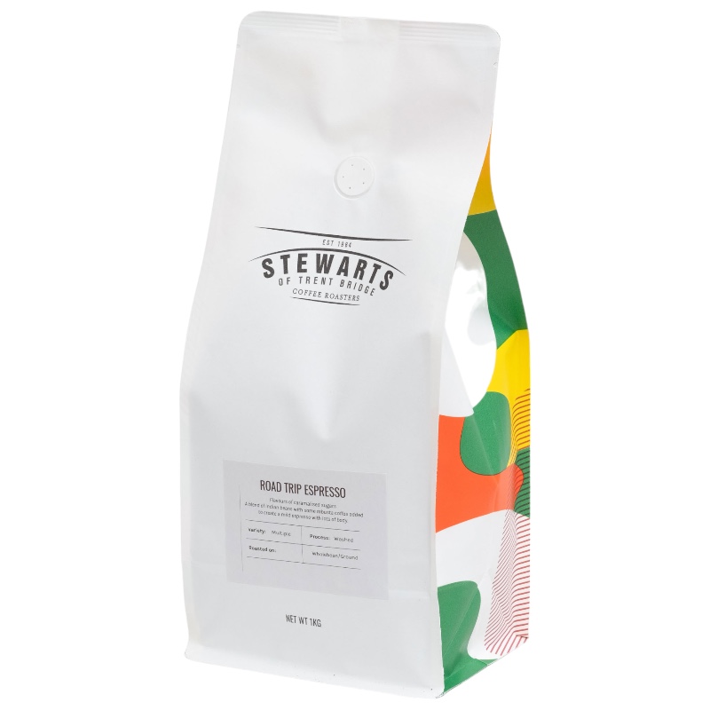 ROAD TRIP ESPRESSO COFFEE WHOLE BEAN 1KG
