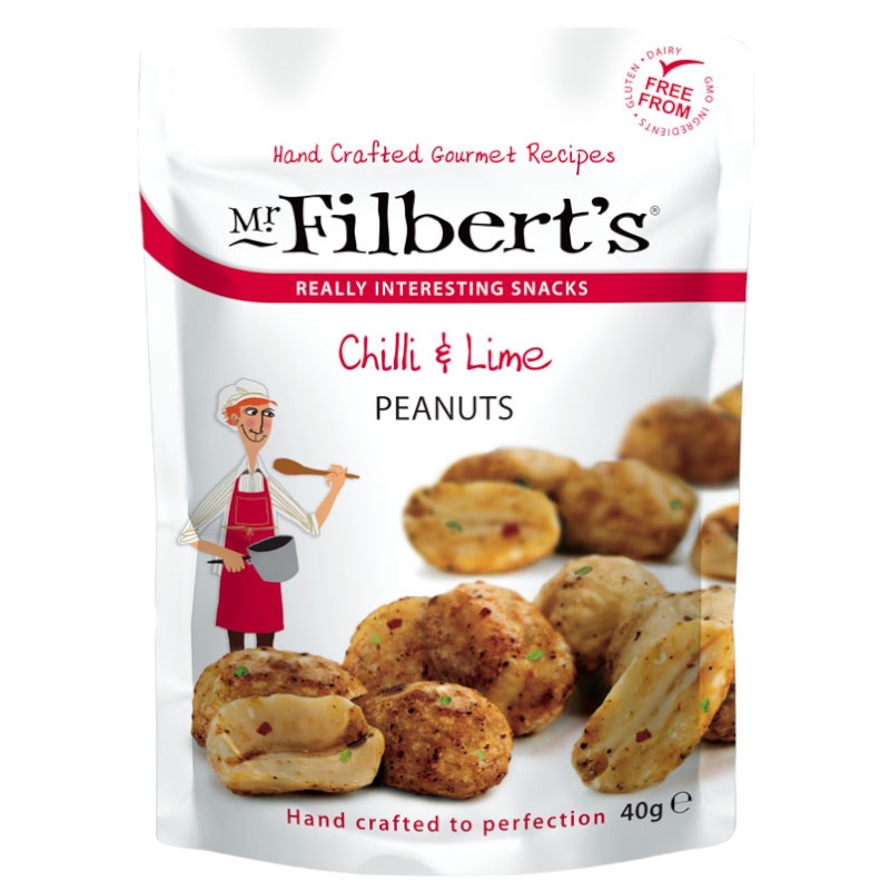 Mr Filberts Chilli & Lime Peanuts 20 x 40g