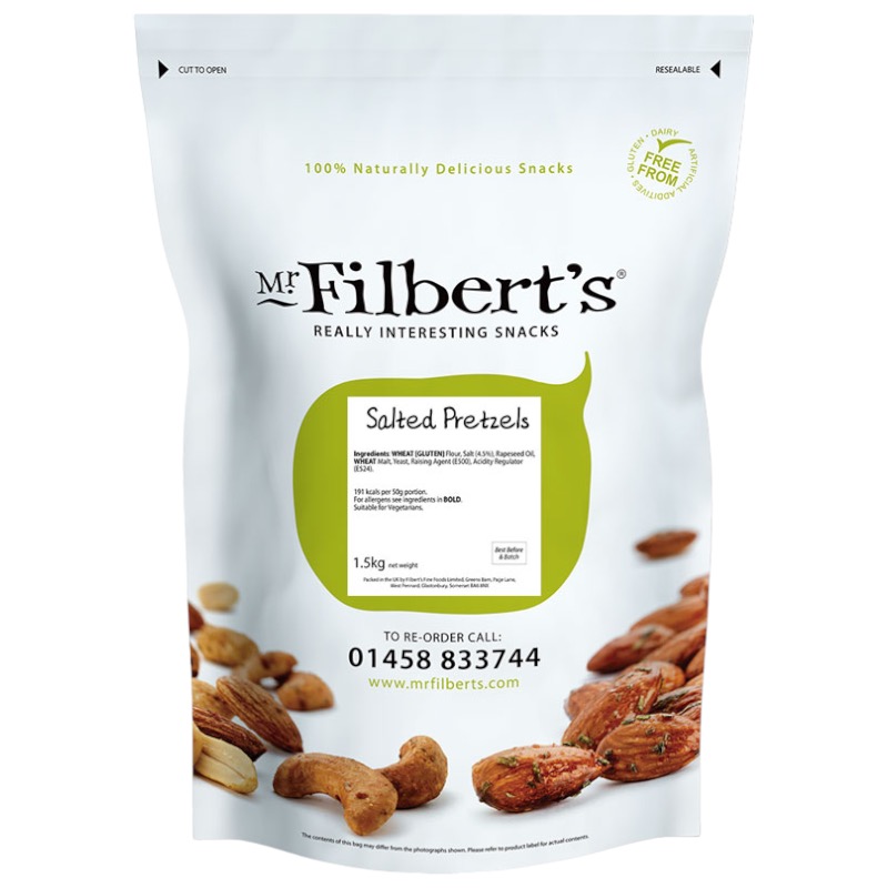 Mr Filberts Salted Pretzels 1.5kg
