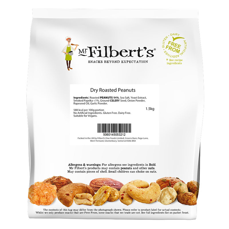 Mr Filberts Dry Roasted Peanuts 1.5kg