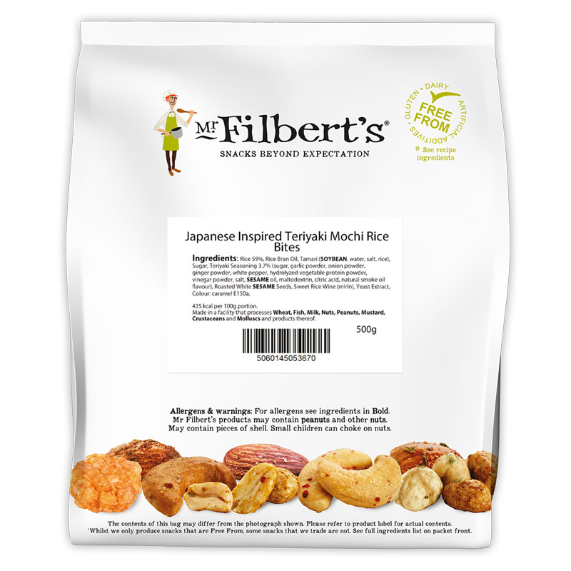 Mr Filberts Teriyaki Mochi Rice Bites