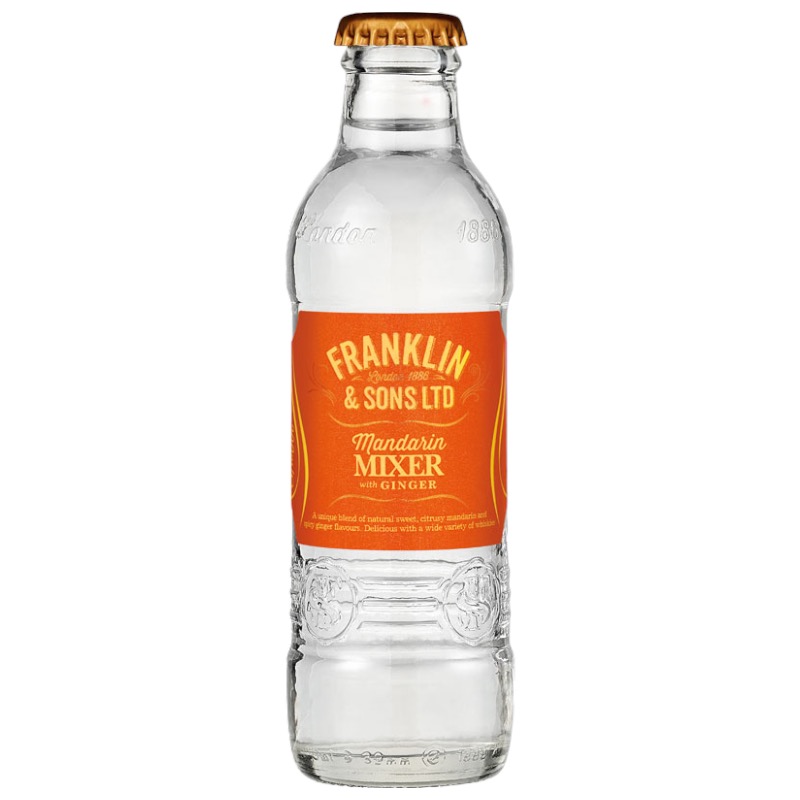 FRANKLIN MANDARIN and GINGER 24 X 200ML