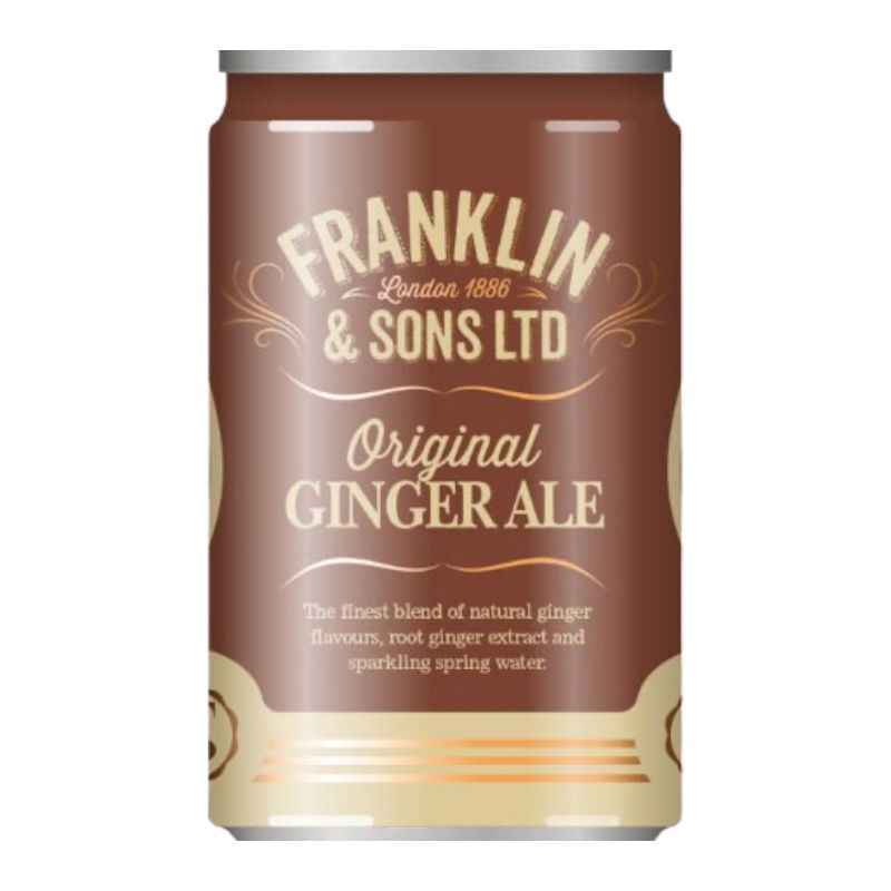 CAN FRANKLIN GINGER ALE 24 X150ML