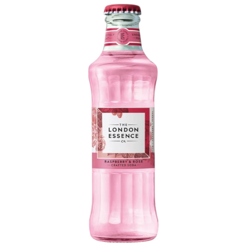 London Essence Raspberry & Rose Soda