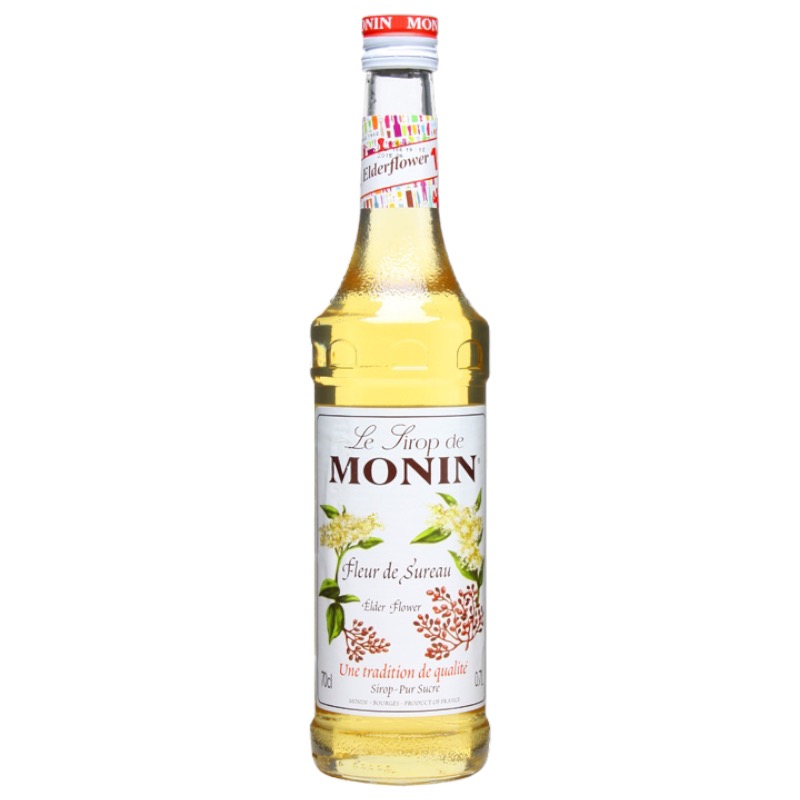 MONIN ELDERFLOWER SYRUP 70CL