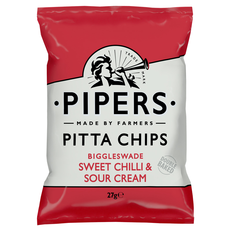 PIPERS PITTA CHIPS CHILLI and SOUR 24 X 27G