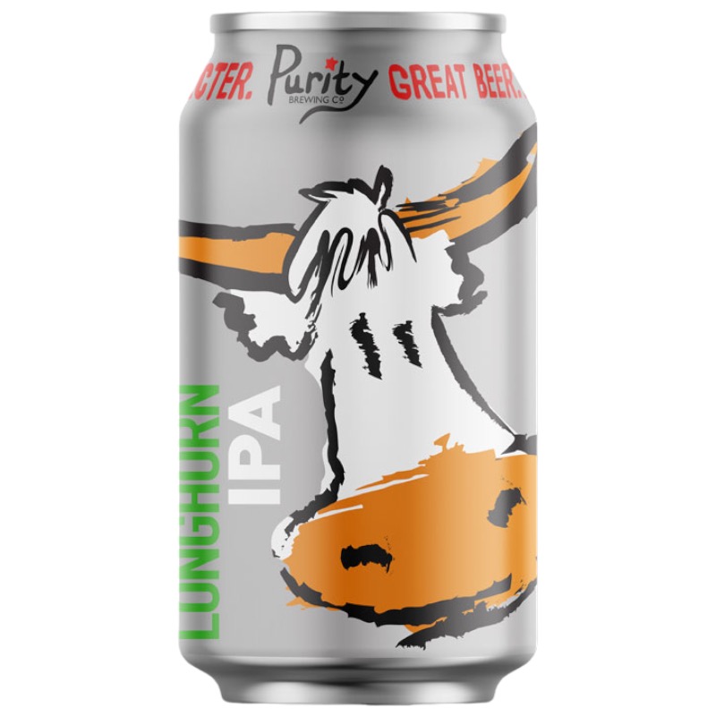 CANS PURITY LONGHORN IPA 12 X 330ML 5.0%