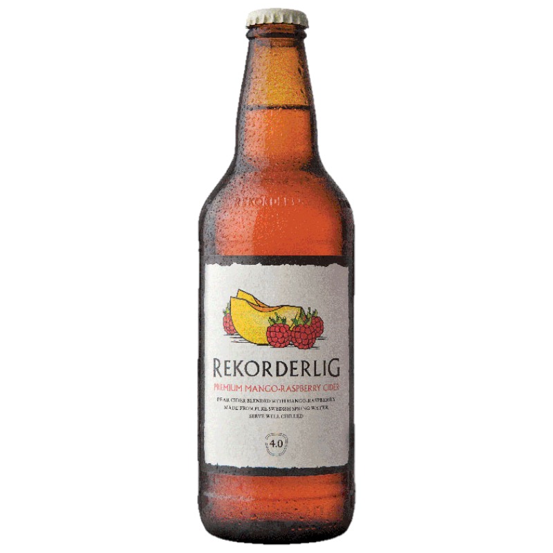 REKORDERLIG MANGO and RASPBERRY 15 X 500ML 4