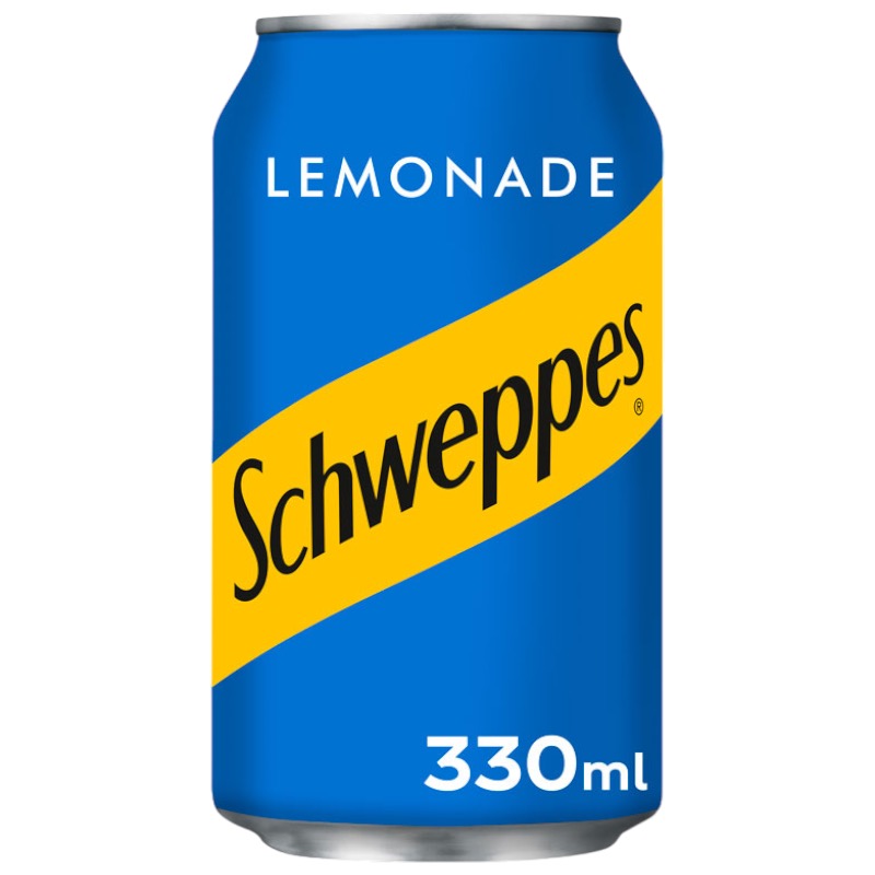 CANS SCHWEPPES LEMONADE 24 X 330ML