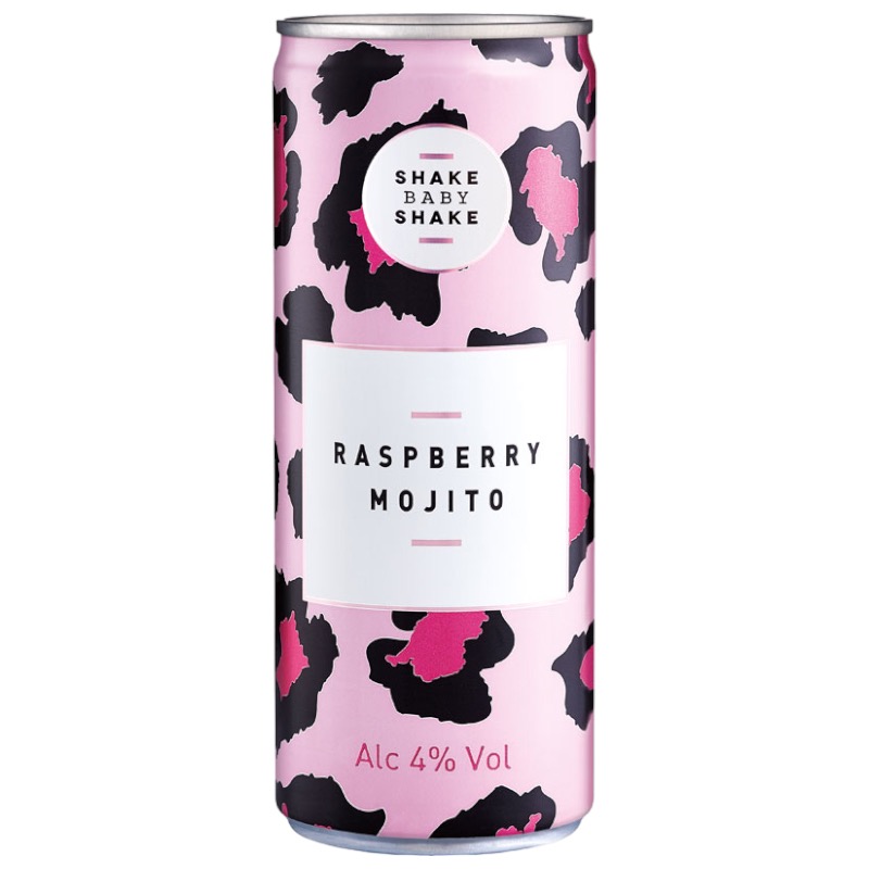 SHAKE BABY RASPBERRY MOJITO 12X250ML 4.0%