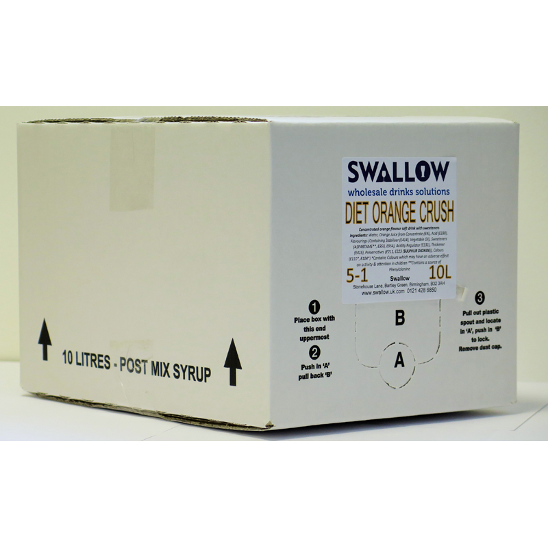 Swallow Orange Crush 5:1 10L BIB