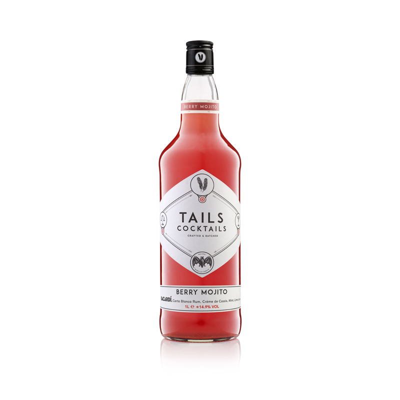 TAILS BERRY BACARDI MOJITO 1L