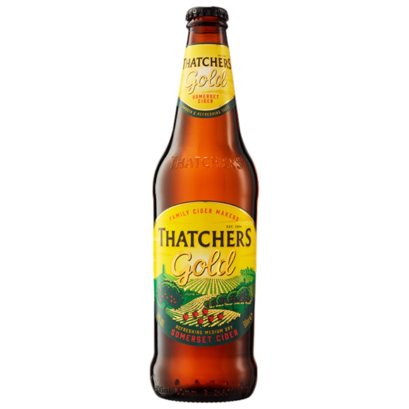 THATCHERS GOLD 12 X 500ML 4.8%