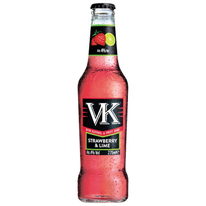 VK STRAWBERRY and LIME 24 X 275ML 4.0%