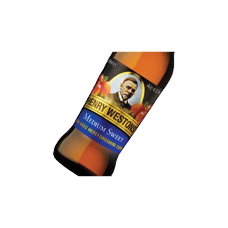 HENRY WESTONS MEDIUM SWEET 12 X 500ML 4.5%