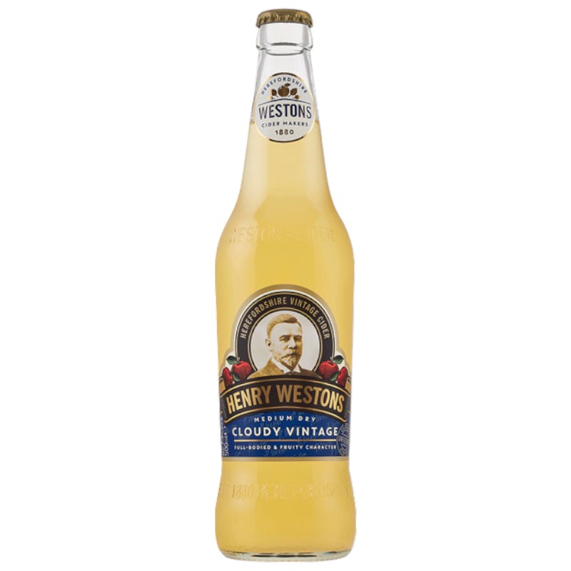 HENRY WESTONS VINTAGE CLOUDY 12X500ML 7.3%