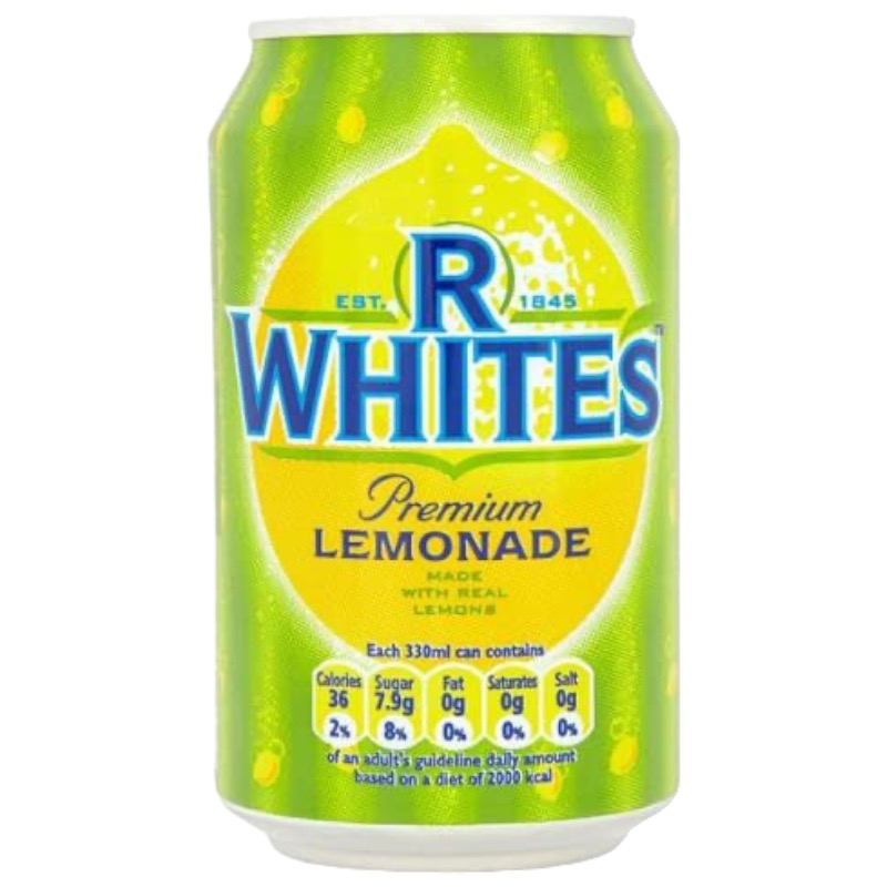 R Whites Lemonade Can