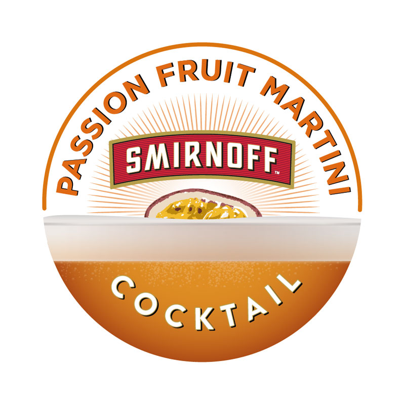 Smirnoff Passionfruit Martini Cocktail