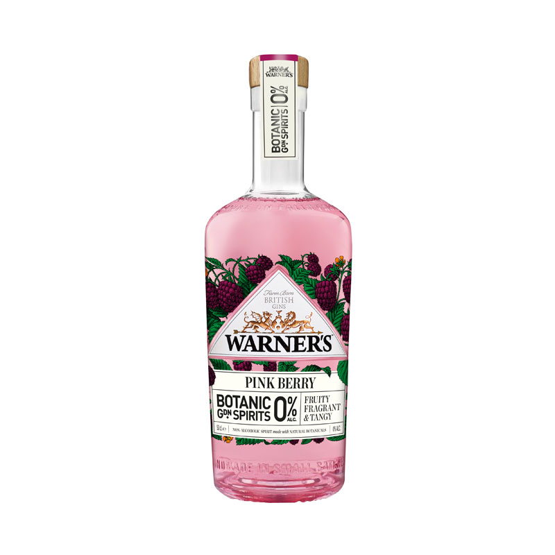 Warner's Pink Berry Non Alcoholic Gin